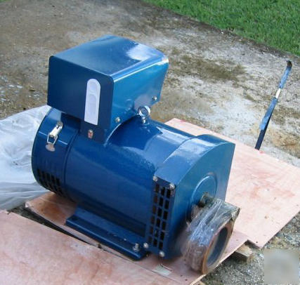 New 2 kw - st generator head + free pulley 