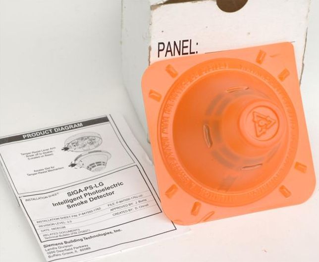 Siemens siga-ps-lg photoelectric smoke detector 