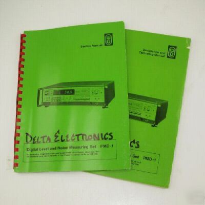 W.g. digital level & noise measuring set op & srvc man.