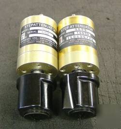 Weinschel step attenuators 10 db & 1 db 4 ghz agilent