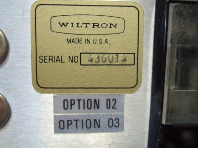 Wiltron 6647A 18.6 ghz programmable sweep generator