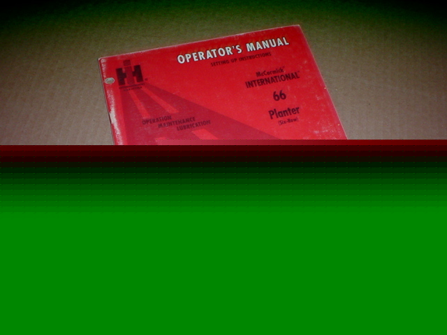 Ih 66 6 row planter operator manual