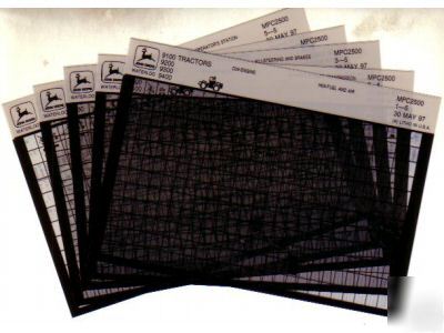 John deere 10A 20A sprayer parts manual microfiche