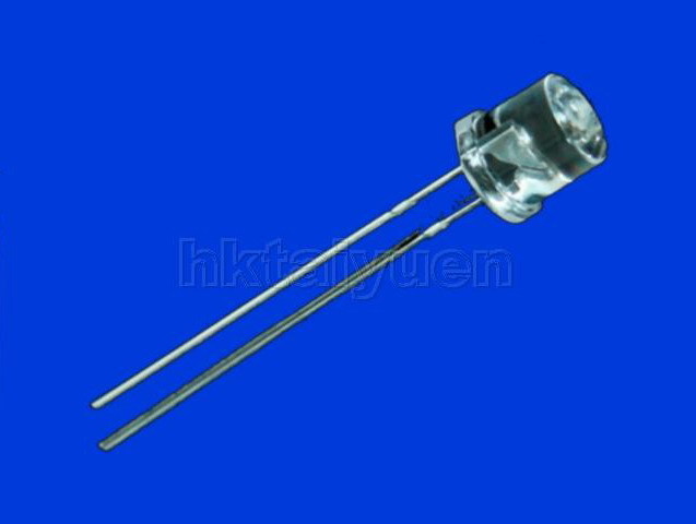 150X blue 5MM wide angle flat top led free resistors
