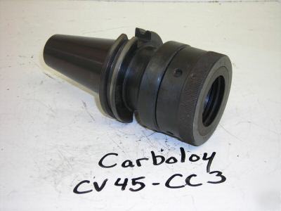 Cat ct cv 45 carboloy tg 150 collet chuck 3.50