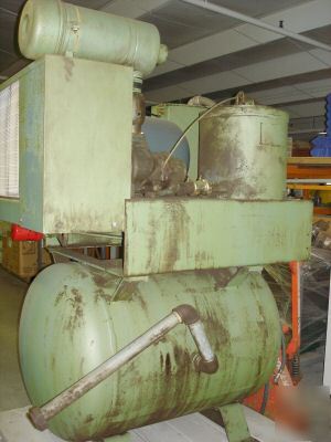 Joy twistair rotary screw air compressor, 25 hp
