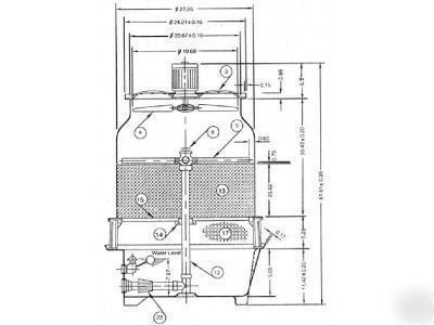 New t-28 frp cooling tower, 6 cti/t, , w/warranty
