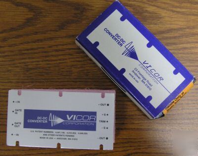 Vicor dc-dc converter, model vi-232-02, 48 to 15 vdc