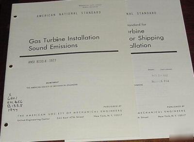 Ansi standard lot gas turbine, installation shipping