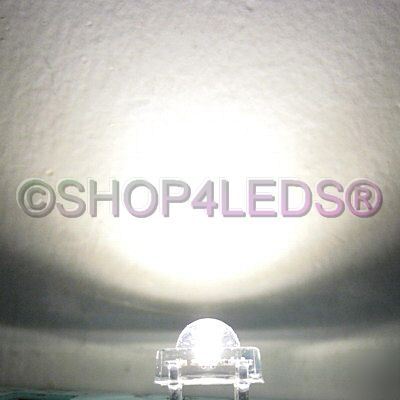 1000 pc 5MM 20000MCD super flux white led free resistor
