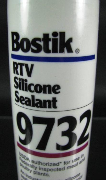 Bostik rtv silicone sealant 9732 aluminuim 130637 24CT