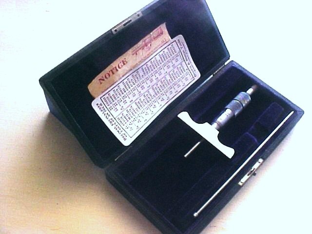 Brown & sharpe Â® 607, depth micrometer 