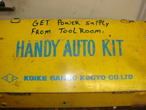Koike motorized torch circle cutter loaded attachments