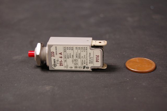Weber T11-211-6A 6A circuit breaker (240VAC)