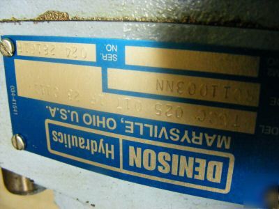 Denison hydraulic pump / motor T6CC abex pumps motors