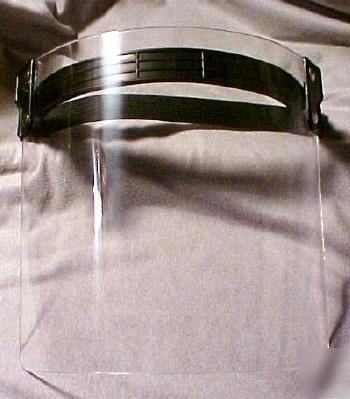 Silversmith face shield, soldering polishing protection