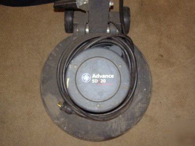  advance sd 20 floor machine by nilfisk advance 