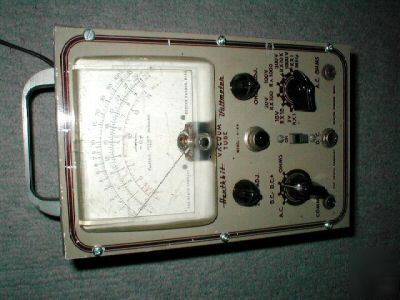 Heathkit heath v-4A vtvm vacuum tube voltmeter calibra