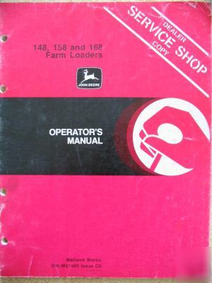 John deere 148 158 168 loader 4320 4440 4520 4630 4640