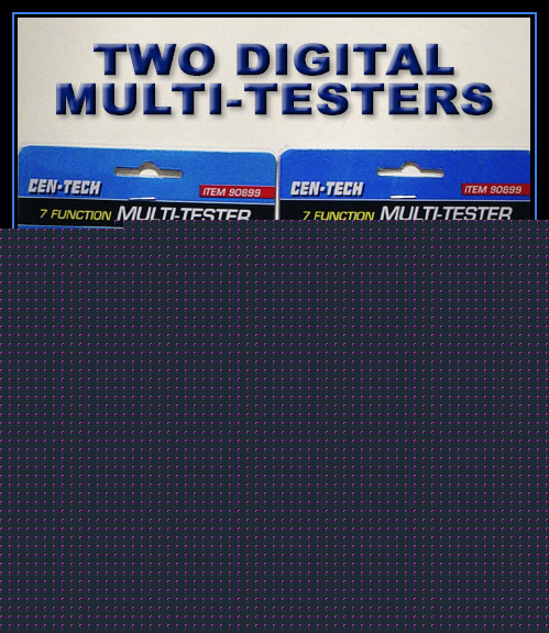 New two digital multi-meter voltmeter meters: w/ leads