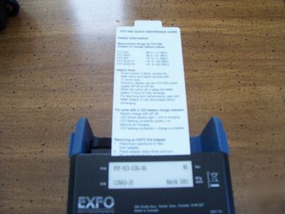 Exfo fot-920 max tester automated loss test set