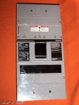 New siemens sentron LMXD63S800A breaker 800 warnty nnb