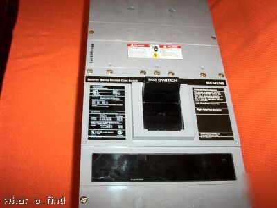 New siemens sentron LMXD63S800A breaker 800 warnty nnb
