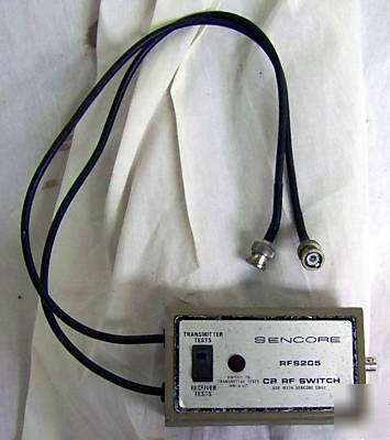Sencore CB42 cb radio analyzer RFS205 cb rf switch