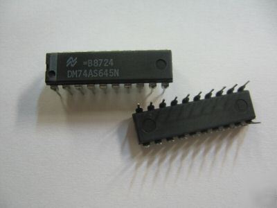 18PCS p/n DM74AS645N ; ic tri-st oct transc 20DIP