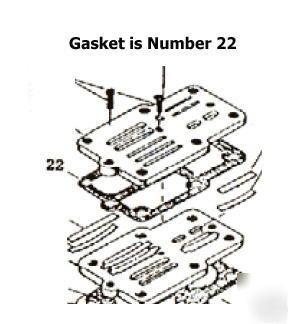 Curtis air compressor e-57 pump valve seat gasket