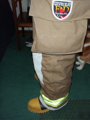 Fire dex nomex/kevlar turnout pants