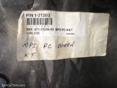 K&t mps pc board assy p/n 1-21203 60HZ