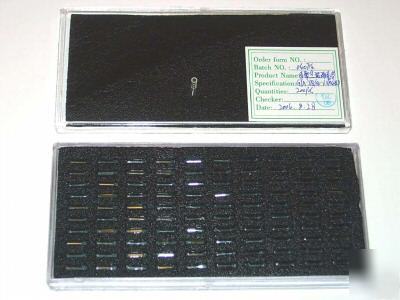 New 100 pcs quartz silica 1.8MM od; 1.0MM id; 2.72MM l - 