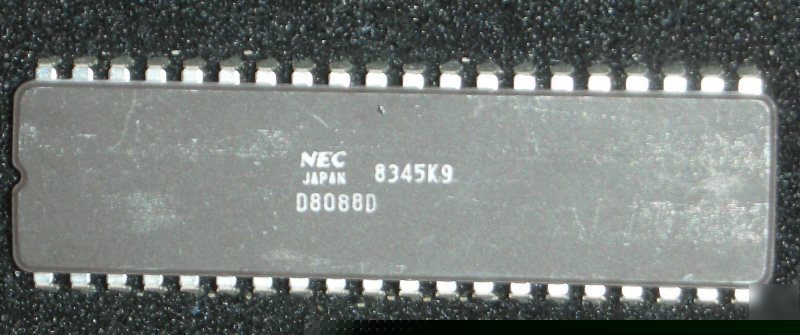 New 8088 ic cpu aquired from closed factory 