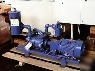 Pump, vacuum, 7.5 hp, intervac, 100 cfm @ 25