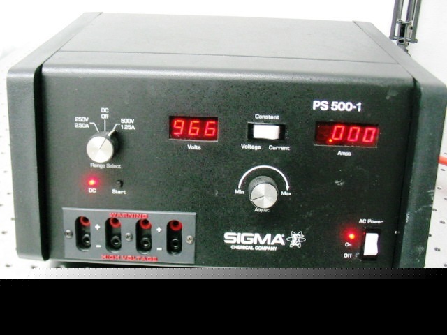 T29924 sigma chemical ps 500-1 power supply