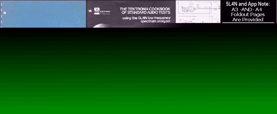 Tektronix 5L4N interim manual and audio tests app note