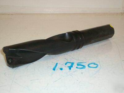 Used valenite val-u-dex carbide insert drill 1.750''
