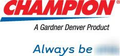 Champion 7.5 hp air compressor, 80 gal/vert. 230V/3PH.