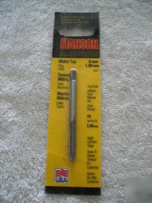 Hanson high carbon steel plug tap 6MM - 1.00 part 8327