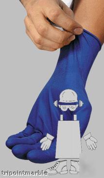 High risk heavy 13MIL latex gloves 500 pcs large