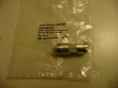Huber + suhner adaptor jack/jack : 31N-50-0-2/133 ne