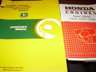 John deere high pressure washers operator's manual