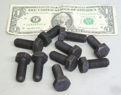 M12 - 1.25 x 30 mm metric bolts grade 8.8, qty (10)