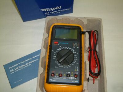 New brand digital multimeter dvm complete accessories