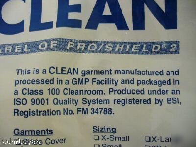 New lot 6 pro/clean cleanroom shoe cover pro/shield xl