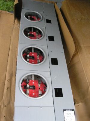 New siemens 1200 amp 4 meter base module # MM44CAU.a 