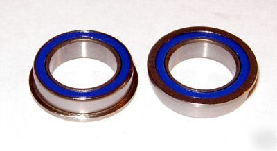 (10) F6700-2RS flanged bearings, 6700,10 x 15 mm,abec-3