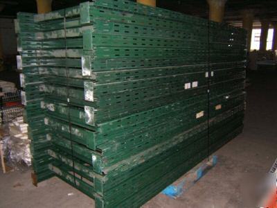 9 sections 12'h pallet racks racking ridgurak brand