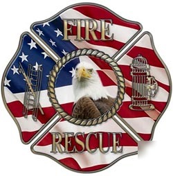 Firefighter decal reflective 12